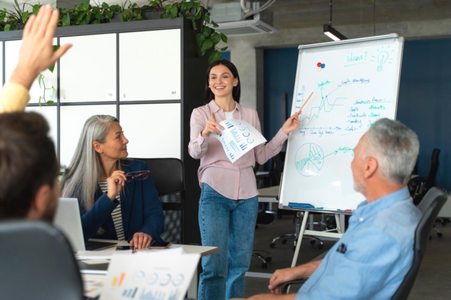 Financial planning session with budget worksheets